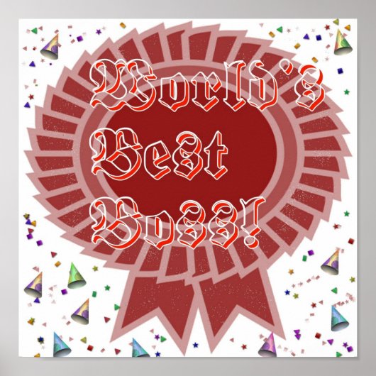 Beste borden-bedrukte printer ter wereld poster (Voorkant)