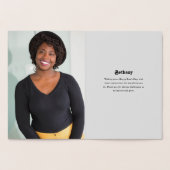 Beste borden Ever Aangepast Foto Gold Folie Kaarten (Binnen)