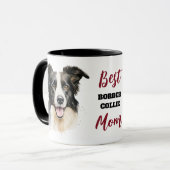 Beste Border Collie Hond Moeder Mok (Voorkant links)