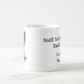Beste Border Collie Pap ooit gepersonaliseerd Shee Koffiemok (Center)
