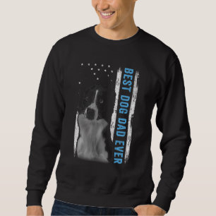 Beste Border Collie Vader Ooit  Amerikaanse Vlag H Trui