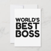 BESTE BOSS BEDANKKAART (Voorkant)