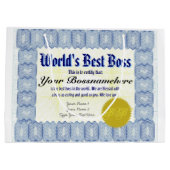 Beste Boss-certificaat ter wereld Large Cadeautasje (Achterkant)