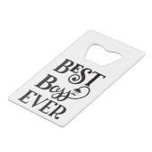 Beste boss Ever Bottle Opener Creditkaart Flessenopener (Achterkant Gekanteld)