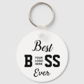 Beste Boss Ever en Logo Sleutelhanger (Voorkant)