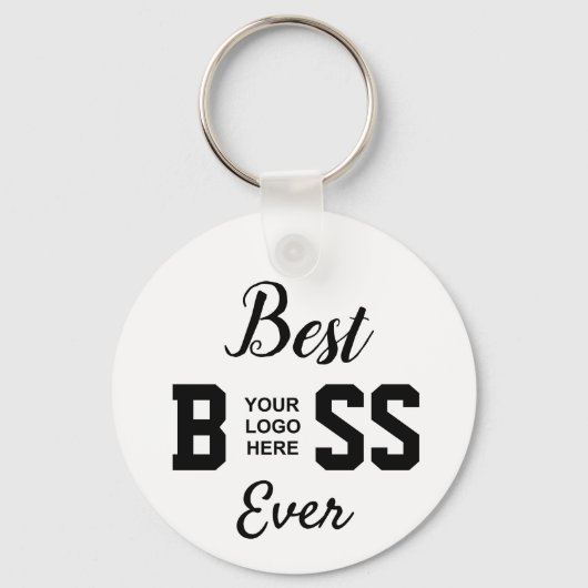 Beste Boss Ever en Logo Sleutelhanger (Achterkant)