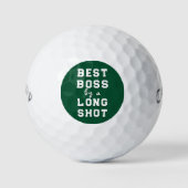 Beste Boss Gift Golfballen (Voorkant)