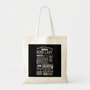 beste Boss lady bag, pas aan met naam Tote Bag