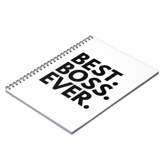 BESTE BOSS NOTITIEBOEK (Linkerzijde)