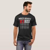 Beste boss, ooit het grootst boss Moderne Boss Gru T-shirt (Voorkant volledig)
