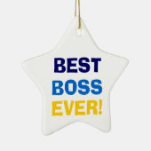 BESTE BOSS OOIT! KERAMISCH ORNAMENT (Rechts)