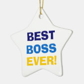 BESTE BOSS OOIT! KERAMISCH ORNAMENT (Links)