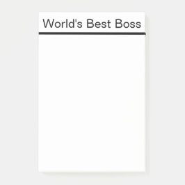 BESTE BOSS-OPMERKINGEN TER WERELD POST-IT® NOTES