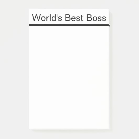 BESTE BOSS-OPMERKINGEN TER WERELD POST-IT® NOTES (Voorkant)