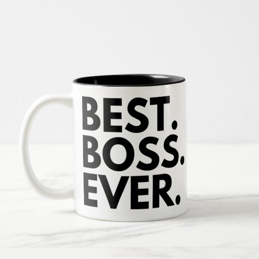 BESTE BOSS TWEEKLEURIGE KOFFIEMOK (Links)