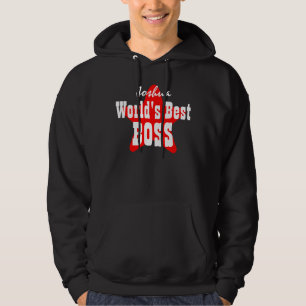 Beste BOSS van de wereld met Star V04 BLACK Hoodie