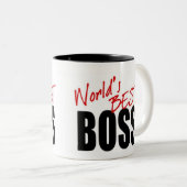 BESTE BOSS VAN DE WERELD - mok (Voorkant rechts)