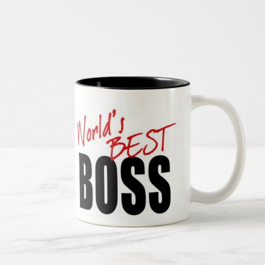 BESTE BOSS VAN DE WERELD - mok (Rechts)