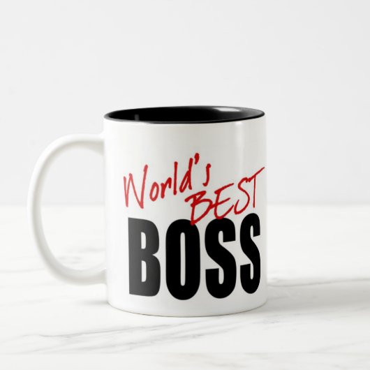 BESTE BOSS VAN DE WERELD - mok (Links)