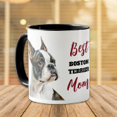 Beste Boston Terriër Hond Mam Mok