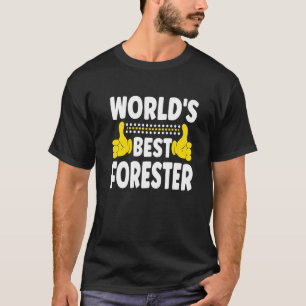 Beste Boswachter Ter Wereld Functie Beroep Bos T-shirt