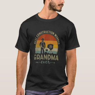 Beste bouwvakker oma ooit Retro Cool M T-shirt