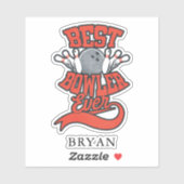 Beste Bowler Ooit Persoonlijke Bowling Sticker (Vel)