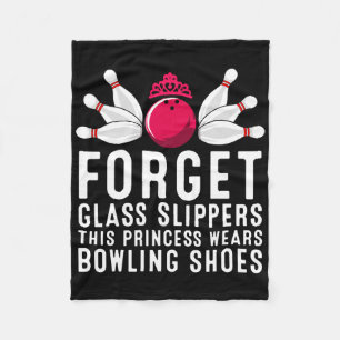 Beste bowling kunst voor vrouwen meisjes bowling t fleece deken