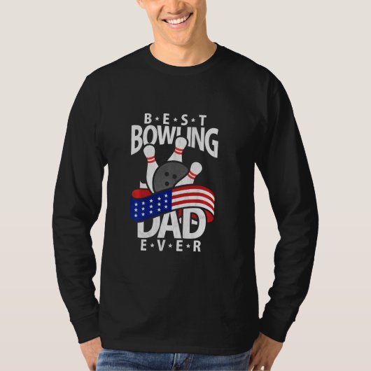 Beste Bowling-pap ooit T-shirt (Voorkant)
