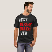 beste boxcoach ooit t-shirt (Voorkant volledig)