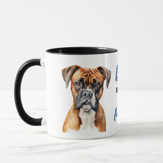 Beste Boxer Hond Moeder Mok (Links)