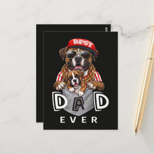 Beste Boxer Vader Ooit Briefkaart