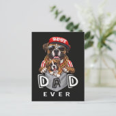 Beste Boxer Vader Ooit Feestdagenkaart (Staand voorkant)