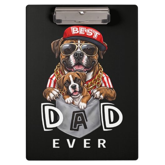 Beste Boxer Vader Ooit Klembord (Voorkant)