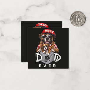 Beste Boxer Vader Ooit Notitiekaartje