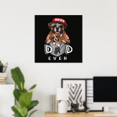 Beste Boxer Vader Ooit Poster (Thuiskantoor)