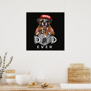 Beste Boxer Vader Ooit Poster