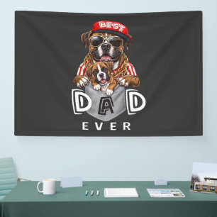 Beste Boxer Vader Ooit Spandoek