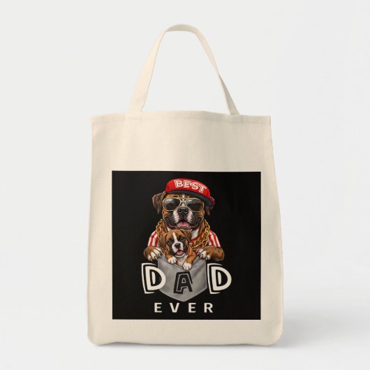 Beste Boxer Vader Ooit Tote Bag (Voorkant)