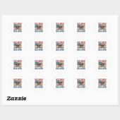 Beste Boxer Vader Ooit Vintage Hond Ronde Sticker (Vel)