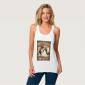 Beste Boxer Vader Ooit Vintage Hond Vader Tanktop (Volledige Voorkant)