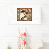 Beste Boxer Vader Ooit Vintage Honden Vader Spandoek (Insitu)
