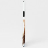 Beste Boyvriend Foto met donkerblauwe tekst iPhone Hoesje (Rechterkant)