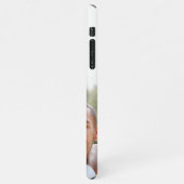 Beste Boyvriend Foto met donkerblauwe tekst iPhone Hoesje (Linkerkant)