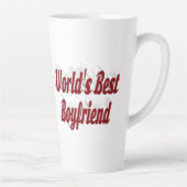 Beste Boyvriend met boeroendtekst Latte Mok (Rechts)