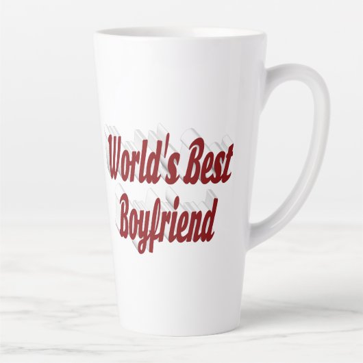 Beste Boyvriend met boeroendtekst Latte Mok (Rechts)