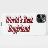 Beste Boyvriend met bogundy tekst iPhone case iPhone Hoesje (Achterkant horizontaal)