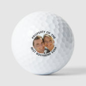 Beste Boyvriend ooit foto Golfballen (Voorkant)