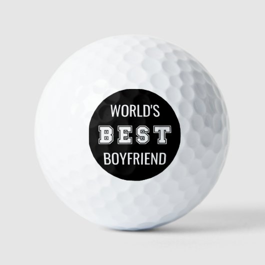 Beste Boyvriendin ter wereld Golfballen (Voorkant)