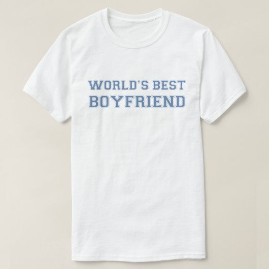 Beste Boyvriendin ter wereld T-shirt (Design voorkant)